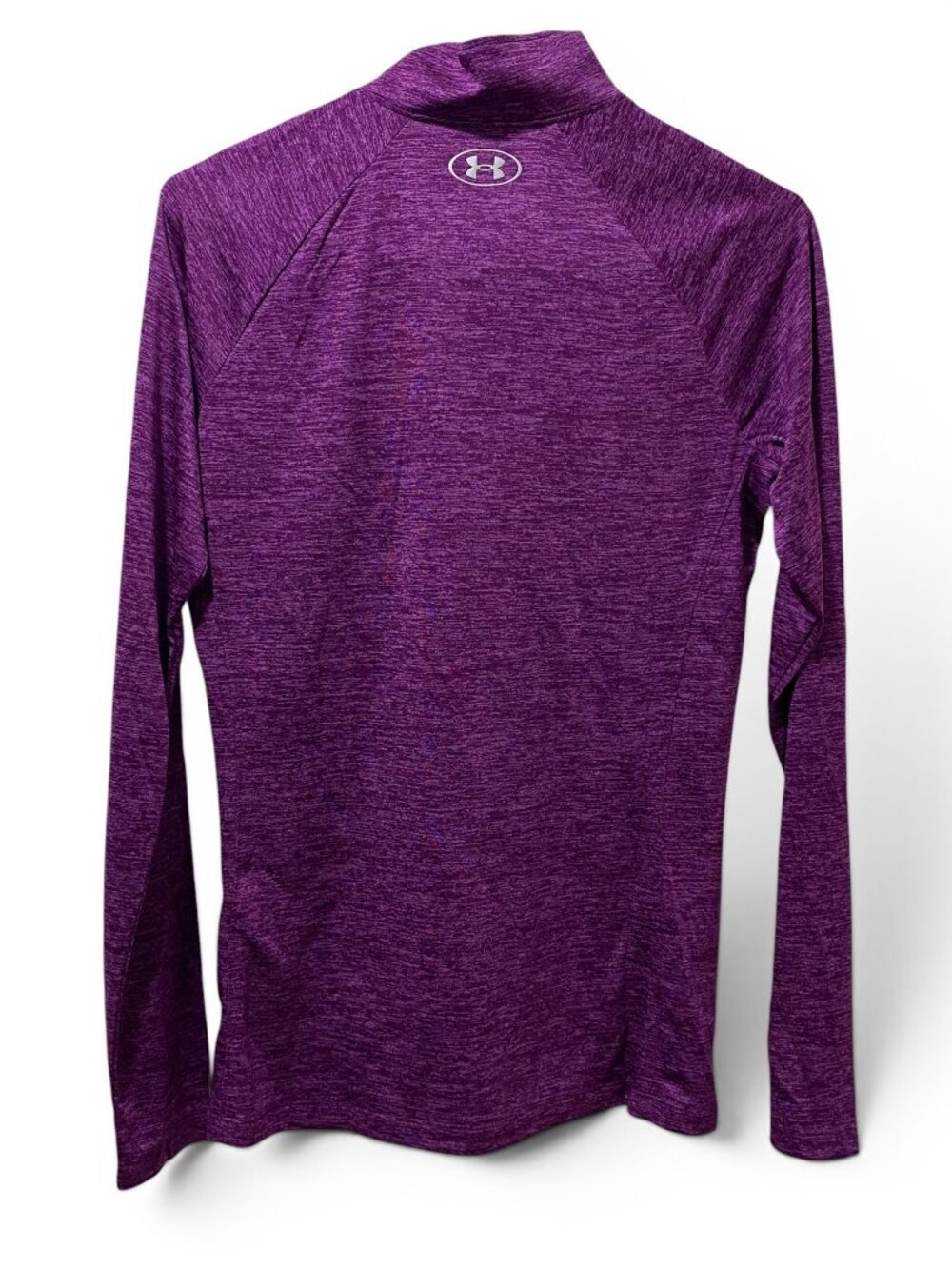 Under Armour Women Small HeatGear 1/4 Zip Pullover Purple Activewear - Picture 2 of 10